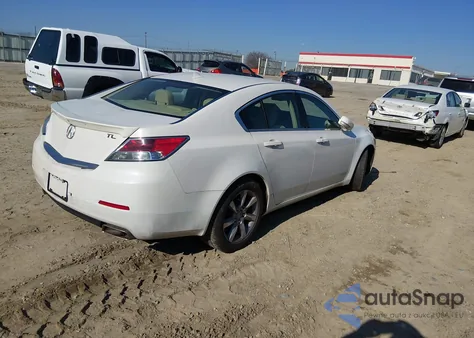 2014 Acura Tl 3.5 z USA, uszkodzony, nr VIN 19UUA8F59EA000064